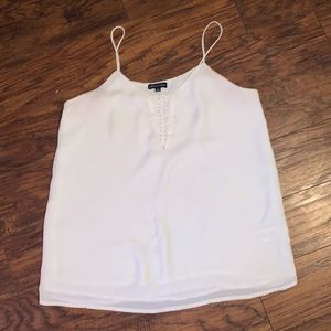 White Spaghetti Strap Tank Top